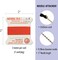Griffin Silk Bead Cord Perlseide – Size 5 (0.65mm) – 2 Meters per Card – Stainless Steel Needle Attached – for Knotting Pearls, Gemstones, Crystals and Beads